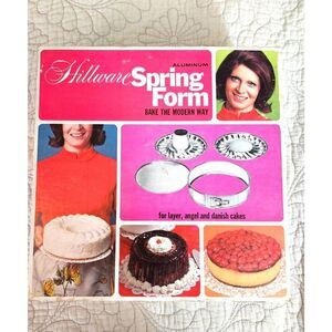 Vintage Spring Form aluminum 4 piece cake pan set 1970s